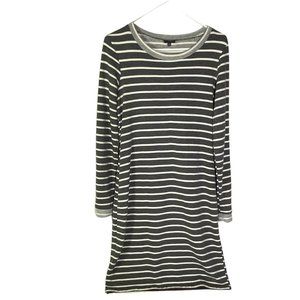 4/$25 Stitch Fix Market & Spruce Stripe Kyle French Terry Dress Long Sleeve